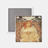 Mucha-2-1890 Magneet (Voorkant / Achterkant)