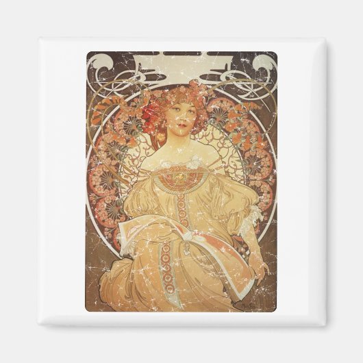 Mucha 2 - 1890 magneet (Voorkant)