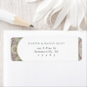 Mucha aangepast retouradreslabel etiket (Insitu)