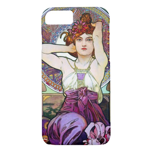 Mucha Amethyst Case-Mate iPhone Case (Achterkant)