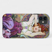 Mucha Amethyst Case-Mate iPhone Case (Achterkant (horizontaal))
