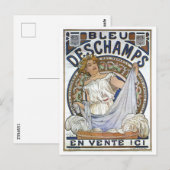 Mucha Art, Art Nouveau, Briefkaart (Voorkant / Achterkant)