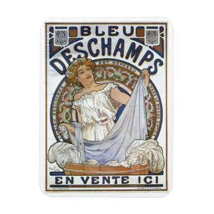 Mucha Art, Art Nouveau,  Magneet