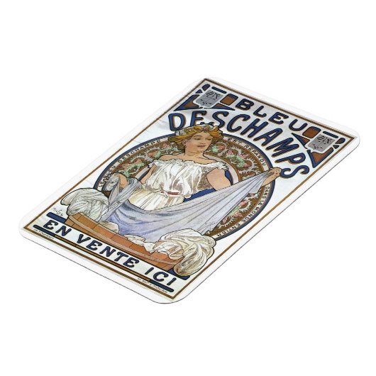 Mucha Art, Art Nouveau,  Magneet (Linkerzijde)