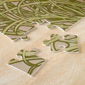 Mucha Art Nouveau-anjnbloemen Legpuzzel (Zijkant)