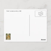 Mucha Art Nouveau Briefkaart - Zodiac - La Plume (Achterkant)