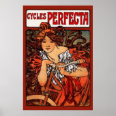 Mucha Art Nouveau Cycle Poster (Voorkant)