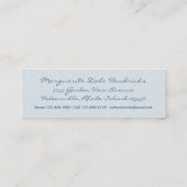 Mucha Art Nouveau Daybreak Bladwijzer Visitekaartj Mini Visitekaartje (Achterkant)