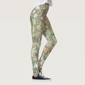 Mucha Art Nouveau Flowers All over Print Leggings (Rechts)