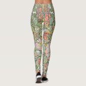 Mucha Art Nouveau Flowers All over Print Leggings (Achterkant)