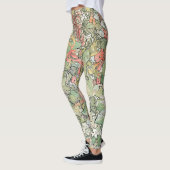 Mucha Art Nouveau Flowers All over Print Leggings (Links)