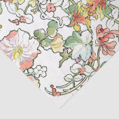 Mucha Art Nouveau Hollyhock Floral Tissue Paper Tissuepapier