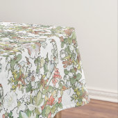 Mucha Art Nouveau Honeysuckle Flowers Tablecloth Tafelkleed (Voorbeeld)