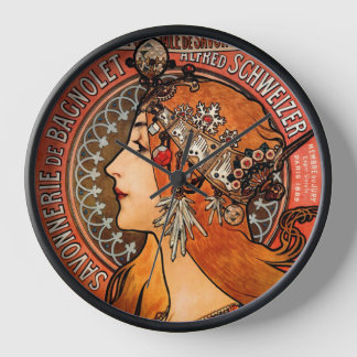 Mucha Art Nouveau Lady