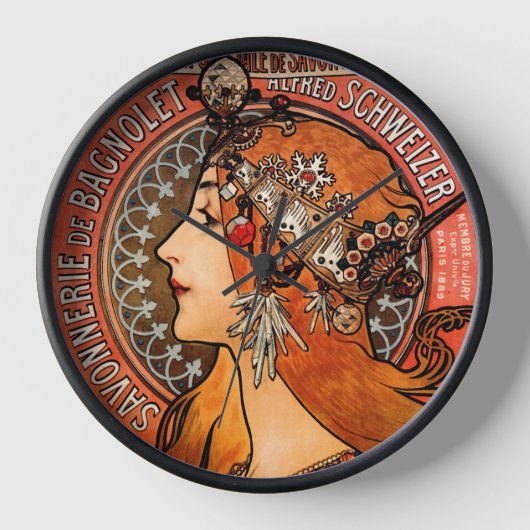 Mucha Art Nouveau Lady (Voorkant)