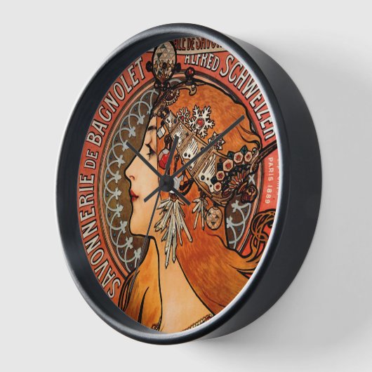 Mucha Art Nouveau Lady (Hoek)