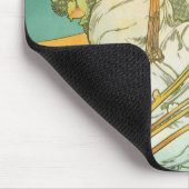 Mucha Art Nouveau Monte Carlo Lady Mousepad Muismat (Hoek)