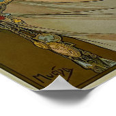 Mucha - Art Nouveau Plume Poster (Hoek)