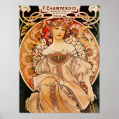  Mucha Art Nouveau Poster (Voorkant)