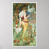 Mucha Art Nouveau Poster: Cognac Poster (Voorkant)