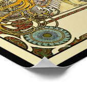 Mucha Art Nouveau Poster - Zodiac - La Plume (Hoek)