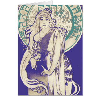 Mucha Art Nouveau Theater Woman Bernhardt