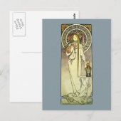 Mucha Art Nouveau Trappistine Briefkaart (Voorkant / Achterkant)