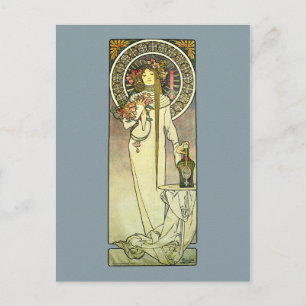 Mucha Art Nouveau Trappistine Briefkaart