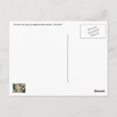 Mucha Art Nouveau: Vrouw met Daisy Briefkaart (Achterkant)