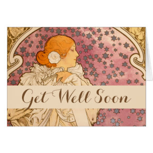 Mucha Art Nouveau Vrouw Schoonheid
