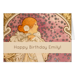 Mucha Art Nouveau Vrouw Schoonheid