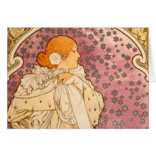 Mucha Art Nouveau Woman Beauty