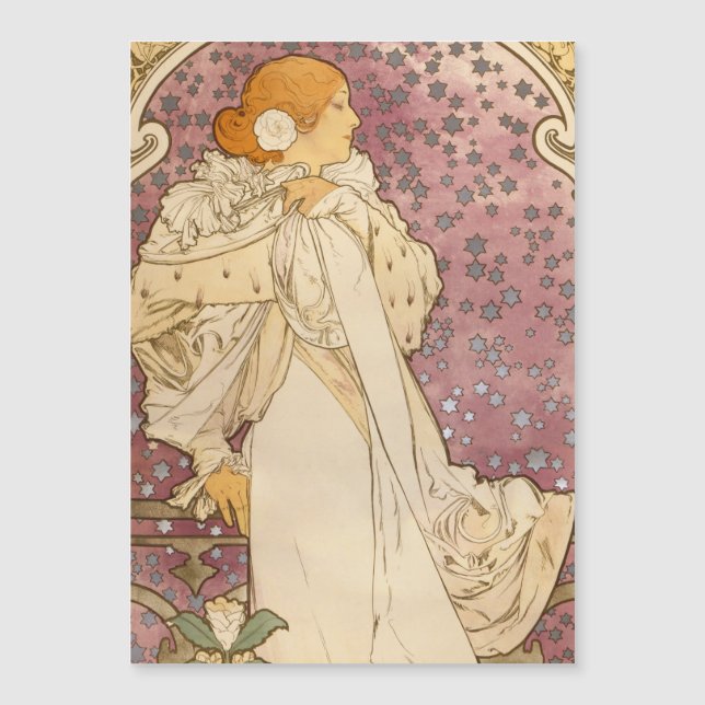 Mucha Art Nouveau Woman Beauty (Voorkant)