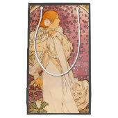 Mucha Art Nouveau Woman Beauty Klein Cadeauzakje (Voorkant)