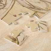 Mucha Art Nouveau Woman Beauty Legpuzzel (Zijkant)