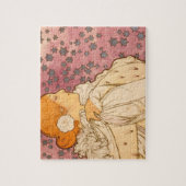 Mucha Art Nouveau Woman Beauty Legpuzzel (Verticaal)