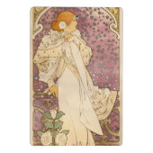 Mucha Art Nouveau Woman Beauty Mini Klembord (Achterkant)