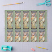Mucha Art Nouveau Wrapping Tissue Paper Tissuepapier (Craft)