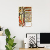 Mucha - Austrian Pavilion Paris 1900 Poster (Thuiskantoor)