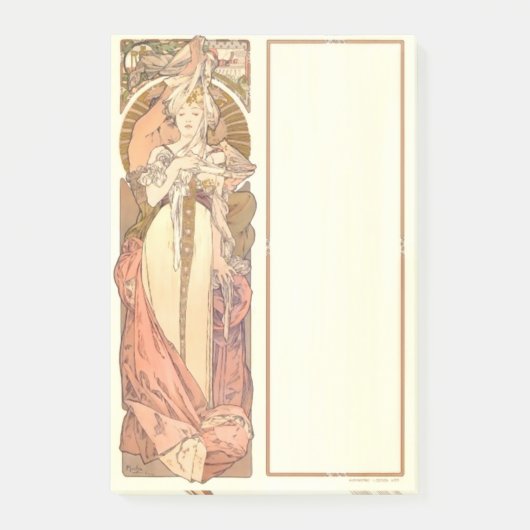 Mucha Austrian Pavillion Art Nouveau Post-it® Notes (Voorkant)