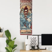  Mucha Benedictine Advertisement Poster (Thuiskantoor)