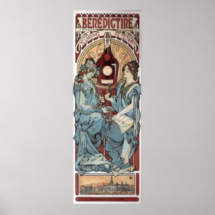 Mucha Benedictine Advertisement Poster