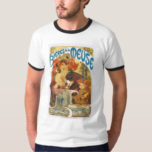 Mucha - Bieres de la Meuse (Beer of the Muse) T-shirt