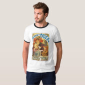 Mucha - Bieres de la Meuse (Bier van de Muse) T-shirt (Voorkant volledig)