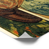 Mucha - Bieres de La Muse Poster (Hoek)