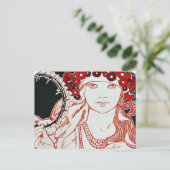  Mucha Briefkaart (Staand voorkant)