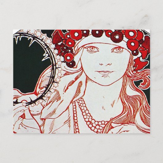  Mucha Briefkaart (Voorkant)