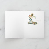 Mucha, Christams in Amerika Feestdagen Kaart (Binnen)