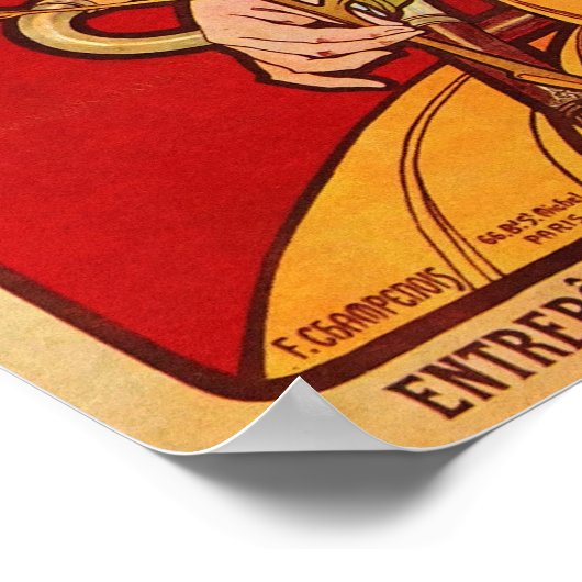 Mucha - Cycli Poster (Hoek)