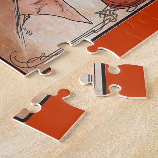 mucha Dance art deco Legpuzzel (Zijkant)